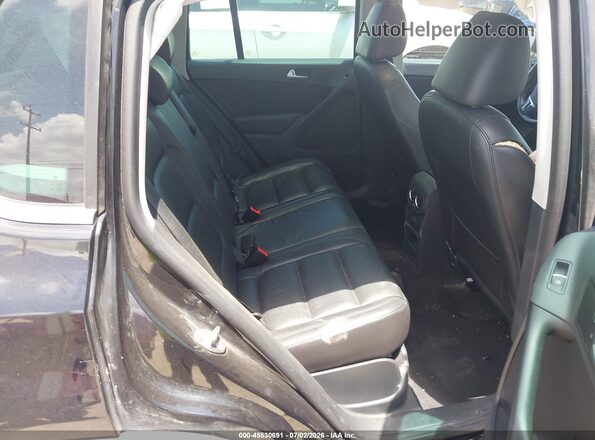 WVGTV7AX5HW507306 2017 VOLKSWAGEN TIGUAN Black Vista de la etiqueta del VIN