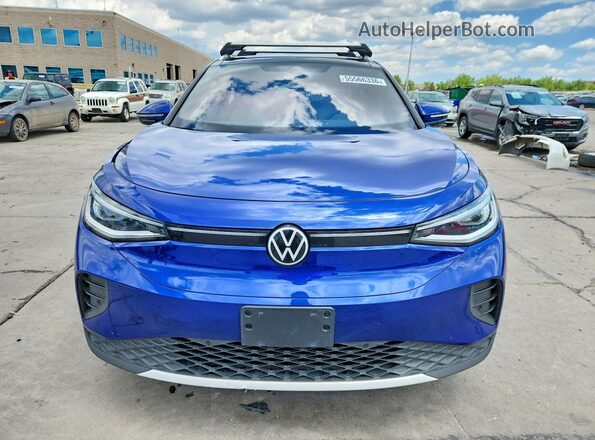 WVGUNPE27MP061571 2021 VOLKSWAGEN ID.4 Blue Vista frontal