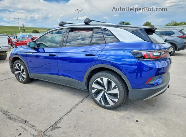 WVGUNPE27MP061571 2021 VOLKSWAGEN ID.4 Blue Trasero izquierdo
