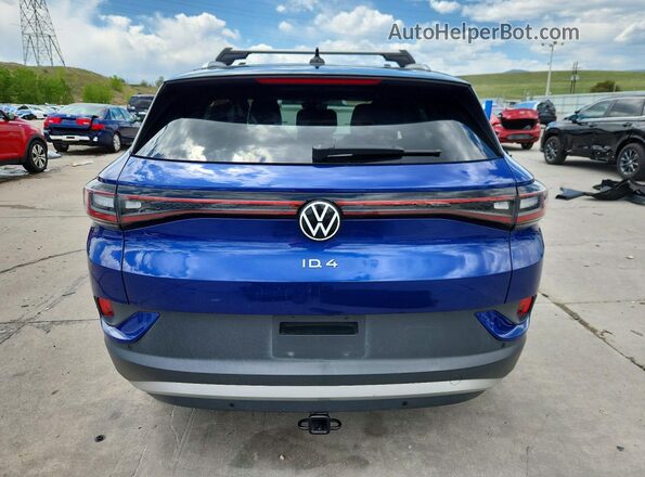WVGUNPE27MP061571 2021 VOLKSWAGEN ID.4 Blue Vista trasera