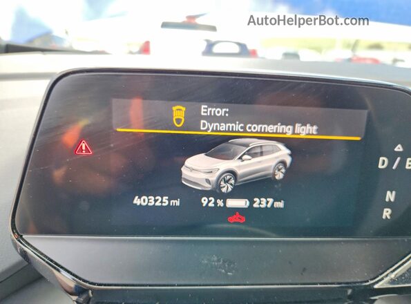 WVGUNPE27MP061571 2021 VOLKSWAGEN ID.4 Blue Vista del cuadro de instrumentos