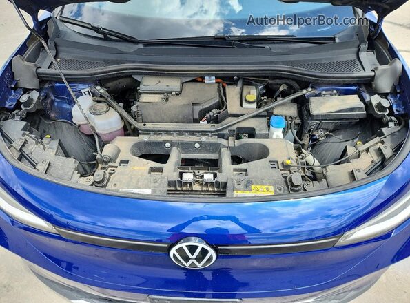 WVGUNPE27MP061571 2021 VOLKSWAGEN ID.4 Blue Vista del compartimento del motor