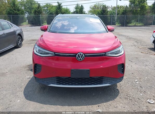 WVGUNPE28MP058937 2021 VOLKSWAGEN ID.4 Red Առջևի վահանակի տեսք