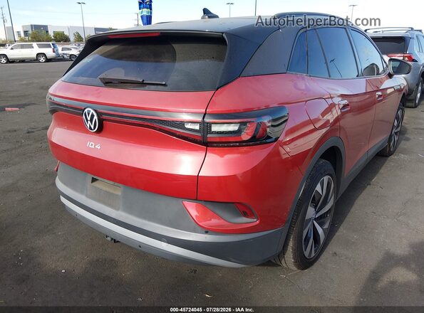 WVGUNPE2XNP035760 2022 VOLKSWAGEN ID.4 Burgundy Tył prawy