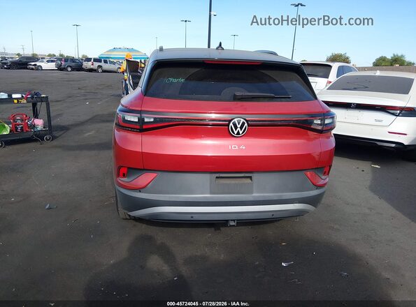 WVGUNPE2XNP035760 2022 VOLKSWAGEN ID.4 Burgundy 