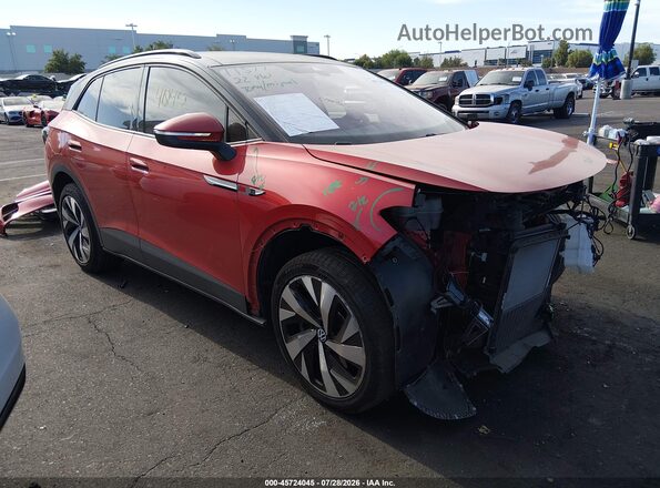 WVGUNPE2XNP035760 2022 VOLKSWAGEN ID.4 Burgundy Widok wnętrza 360 stopni