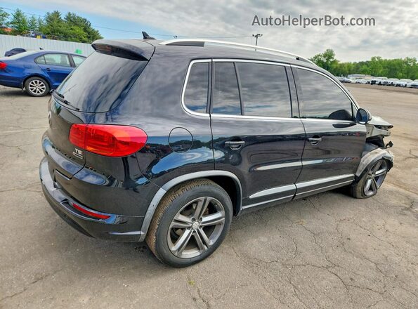 WVGUV7AX1HK009096 2017 VOLKSWAGEN TIGUAN Black Tył prawy