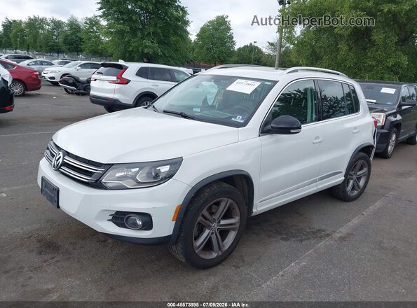 WVGUV7AX2HK007664 2017 VOLKSWAGEN TIGUAN White Przód lewy