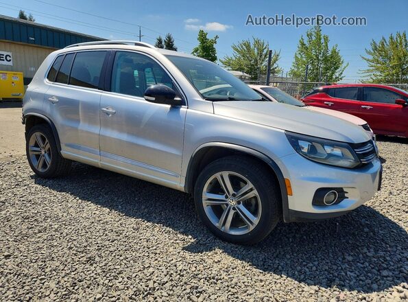 WVGUV7AX3HW509690 2017 VOLKSWAGEN TIGUAN Silver Delantero derecho
