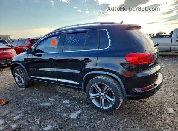 WVGUV7AX7HW504895 2017 VOLKSWAGEN TIGUAN Black Tył lewy
