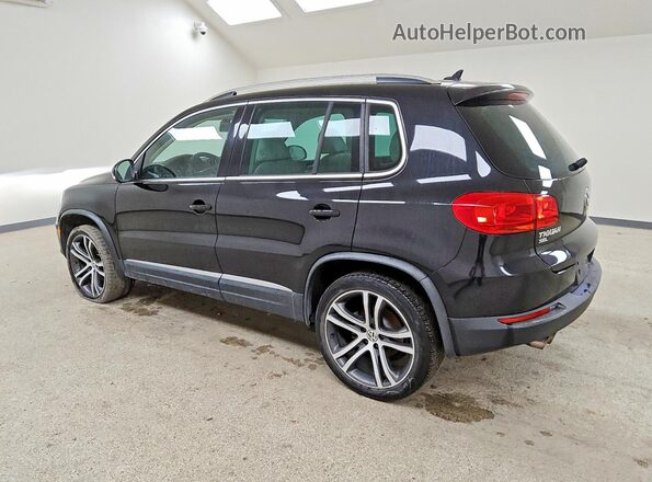 WVGVV7AX3HK034490 2017 VOLKSWAGEN TIGUAN Black Tył lewy