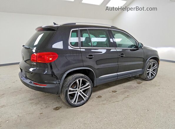 WVGVV7AX3HK034490 2017 VOLKSWAGEN TIGUAN Black Tył prawy