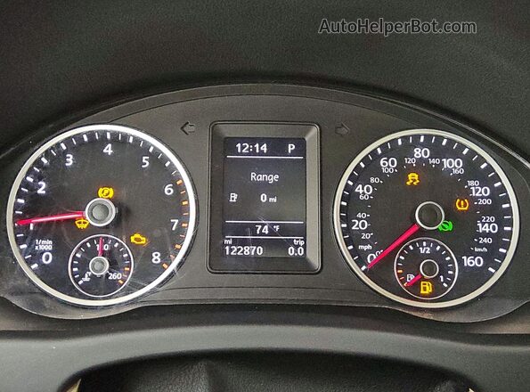 WVGVV7AX3HK034490 2017 VOLKSWAGEN TIGUAN Black Widok zestawu wskaźników