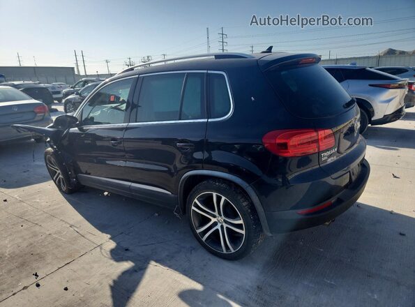WVGVV7AX7HW512922 2017 VOLKSWAGEN TIGUAN Black Tył lewy