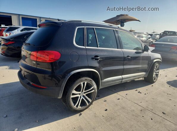 WVGVV7AX7HW512922 2017 VOLKSWAGEN TIGUAN Black Tył prawy