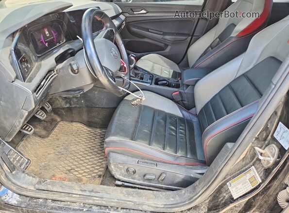 WVW2A7CD0RW226143 2024 VOLKSWAGEN GTI Black Widok wnętrza z przodu