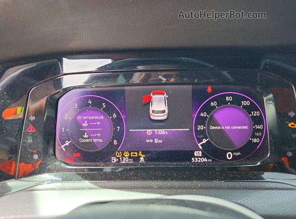WVW2A7CD3PW148549 2023 VOLKSWAGEN GTI Gray Սարքավորումների վահանակի տեսք