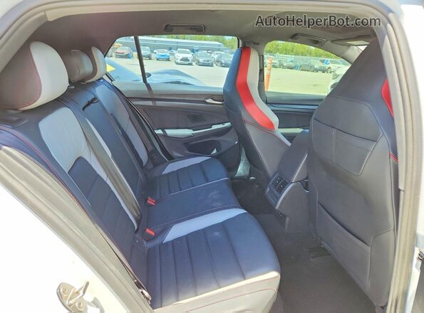 WVW487CD7NW155103 2022 VOLKSWAGEN GTI White Rear seats view
