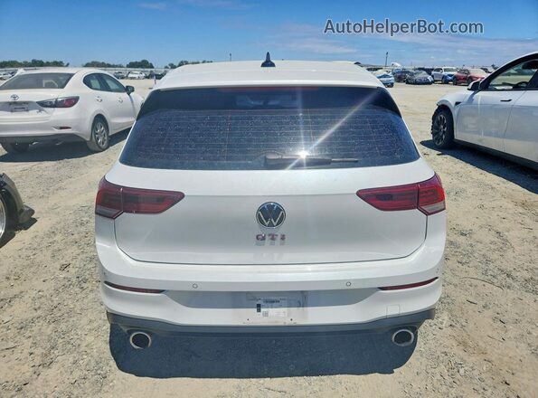 WVW487CD7NW155103 2022 VOLKSWAGEN GTI White Rear view