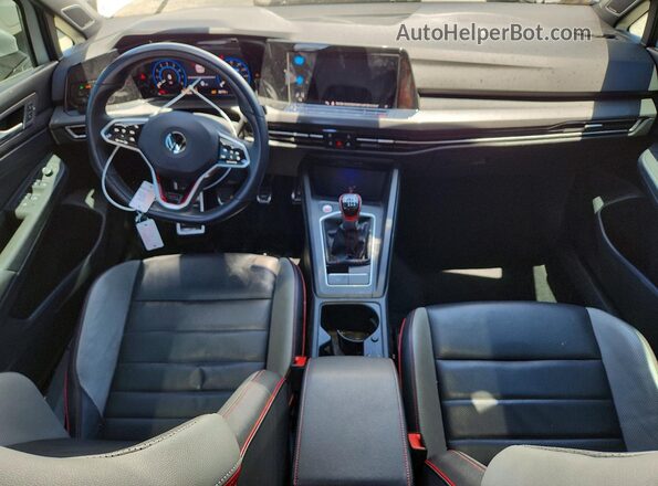 WVW487CD7NW155103 2022 VOLKSWAGEN GTI White Dashboard view