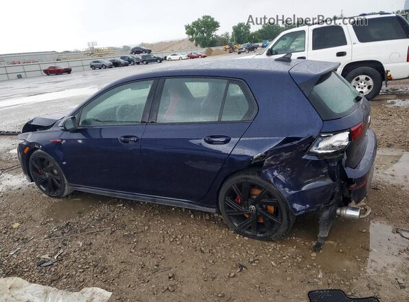 WVW487CD7NW206955 2022 VOLKSWAGEN GTI Blue Trasero izquierdo