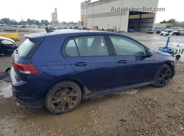 WVW487CD7NW206955 2022 VOLKSWAGEN GTI Blue Trasero derecho