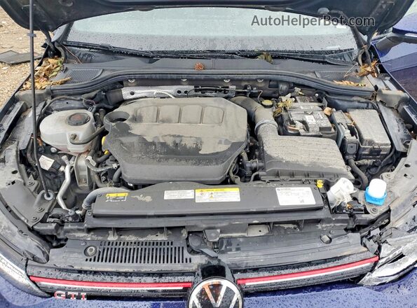 WVW487CD7NW206955 2022 VOLKSWAGEN GTI Blue Vista interior trasera