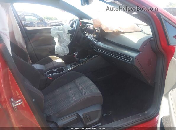WVW6A7CD4PW120213 2023 VOLKSWAGEN GOLF Red Widok wnętrza z przodu
