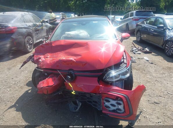 WVW6A7CD4PW120213 2023 VOLKSWAGEN GOLF Red Widok deski rozdzielczej