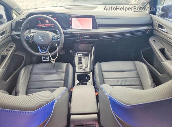 WVWAB7CD1PW188931 2023 VOLKSWAGEN GOLF Синий Вид панели приборов