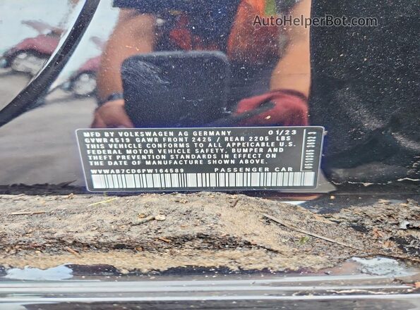 WVWAB7CD6PW164589 2023 VOLKSWAGEN GOLF Черный Вид подкапотного пространства