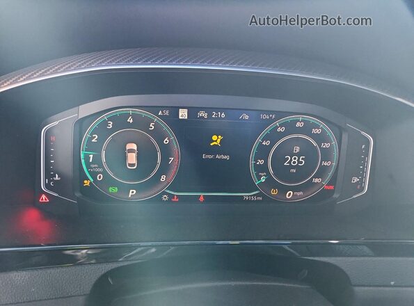 WVWAR7AN3PE011388 2023 VOLKSWAGEN ARTEON White Instrument cluster view