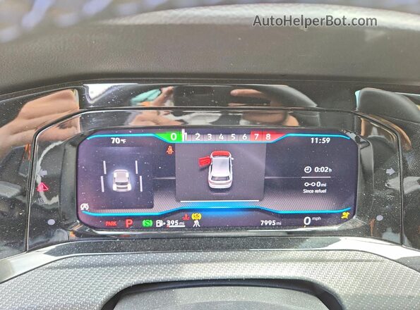 WVWEB7CD8RW149807 2024 VOLKSWAGEN GOLF Blue Instrument cluster view