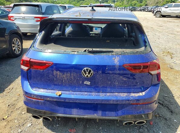 WVWEB7CD9RW219377 2024 VOLKSWAGEN GOLF Blue Widok z tyłu