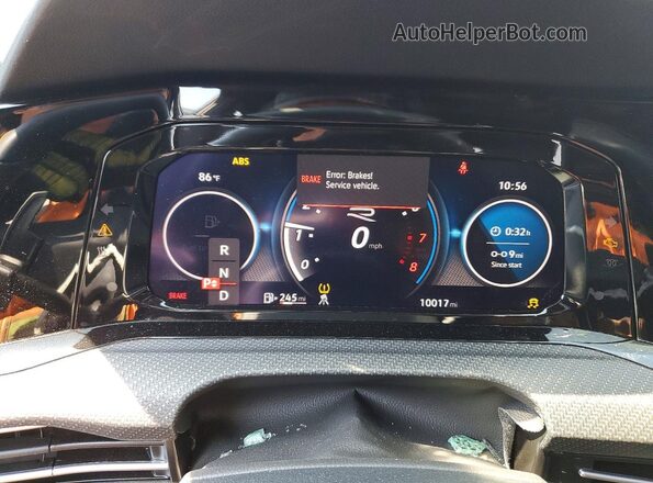 WVWEB7CD9RW219377 2024 VOLKSWAGEN GOLF Blue Widok zestawu wskaźników