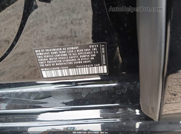 WVWGA7CD0PW178548 2023 VOLKSWAGEN GOLF Black Engine compartment view
