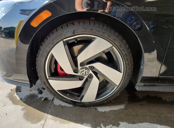 WVWGA7CDXRW214653 2024 VOLKSWAGEN GTI Black VIN კოდის სტიკერის ხედი