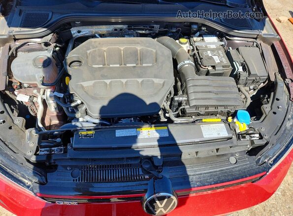 WVWHA7CD8RW230385 2024 VOLKSWAGEN GTI Red Սալոնի հետևի տեսք