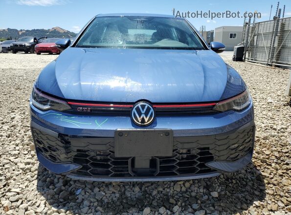 WVWLE7CD5TW163315 2026 VOLKSWAGEN GTI Blue Widok naklejki z numerem VIN