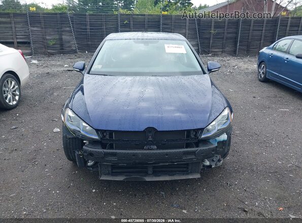 WVWPR7AU2HW950495 2017 VOLKSWAGEN GOLF Blue Вид задньої частини салону