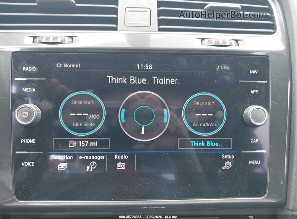 WVWPR7AU2HW950495 2017 VOLKSWAGEN GOLF Blue 
