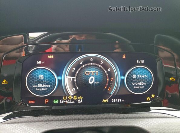 WVWRA7CD5PW191112 2023 VOLKSWAGEN GTI Серый Вид щитка приборов