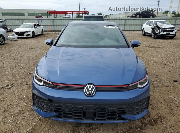 WVWSA7CD1SW256743 2025 VOLKSWAGEN GTI Blue Դիմացի տեսք