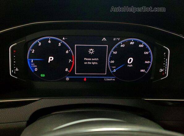 WVWTR7AN2LE014060 2020 VOLKSWAGEN ARTEON Charcoal Вид щитка приладів