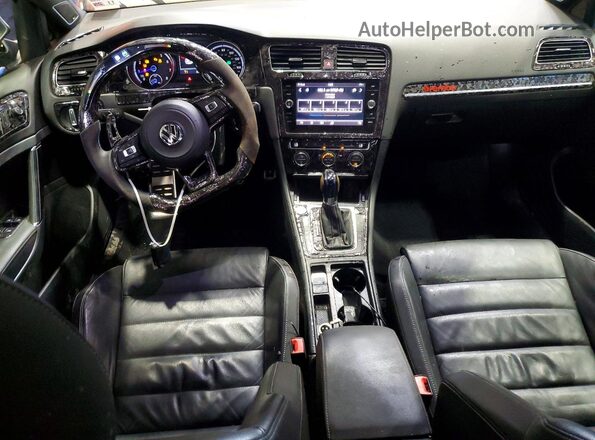 WVWVF7AU3HW071605 2017 VOLKSWAGEN GOLF Blue Вид панелі приладів