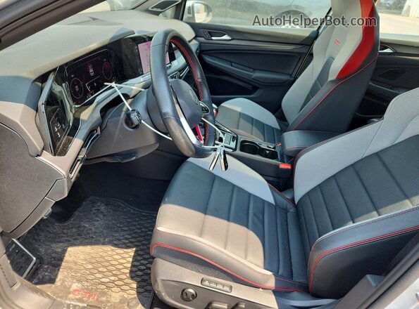WVWWA7CD3PW212459 2023 VOLKSWAGEN GTI Silver წინა სალონის ხედი