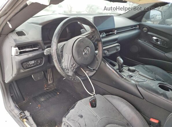 WZ1DB0C01NW049558 2022 TOYOTA GR White Dashboard view