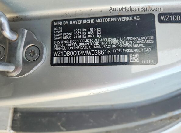 WZ1DB0C02MW038616 2021 TOYOTA GR Silver Widok komory silnika