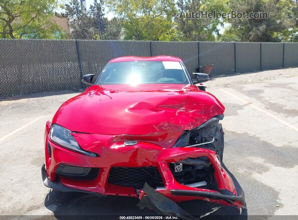 WZ1DB0C08MW044520 2021 TOYOTA GR SUPRA Red Rear interior view