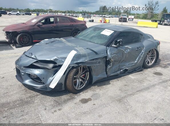 WZ1DB0C09NW052434 2022 TOYOTA GR SUPRA Gray Vista tres cuartos delantera izquierda
